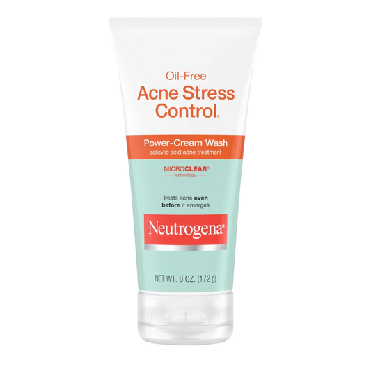 Neutrogena® Oil-Free Acne Stress Control Power-Cream Wash, 6 Oz - US 4160