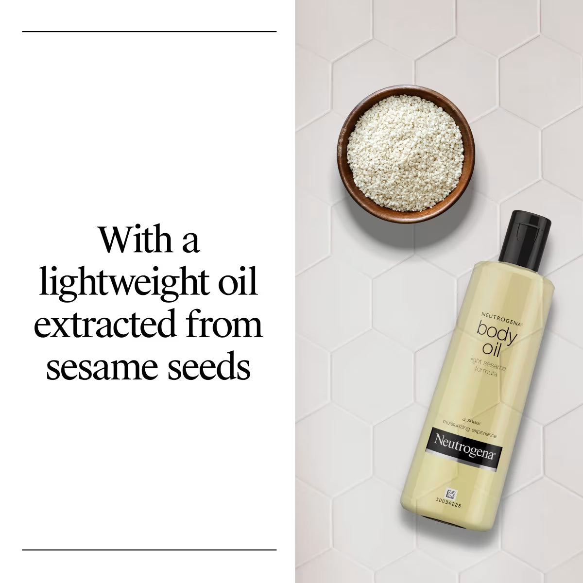Neutrogena® Body Oil, Light Sesame Formula, 16 Fl. Oz - US 1651