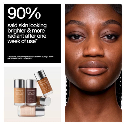 Neutrogena® Healthy Skin Liquid Foundation Makeup Broad Spectrum SPF 20, 260N Classic Nude, 1 Fl. Oz - US 2114