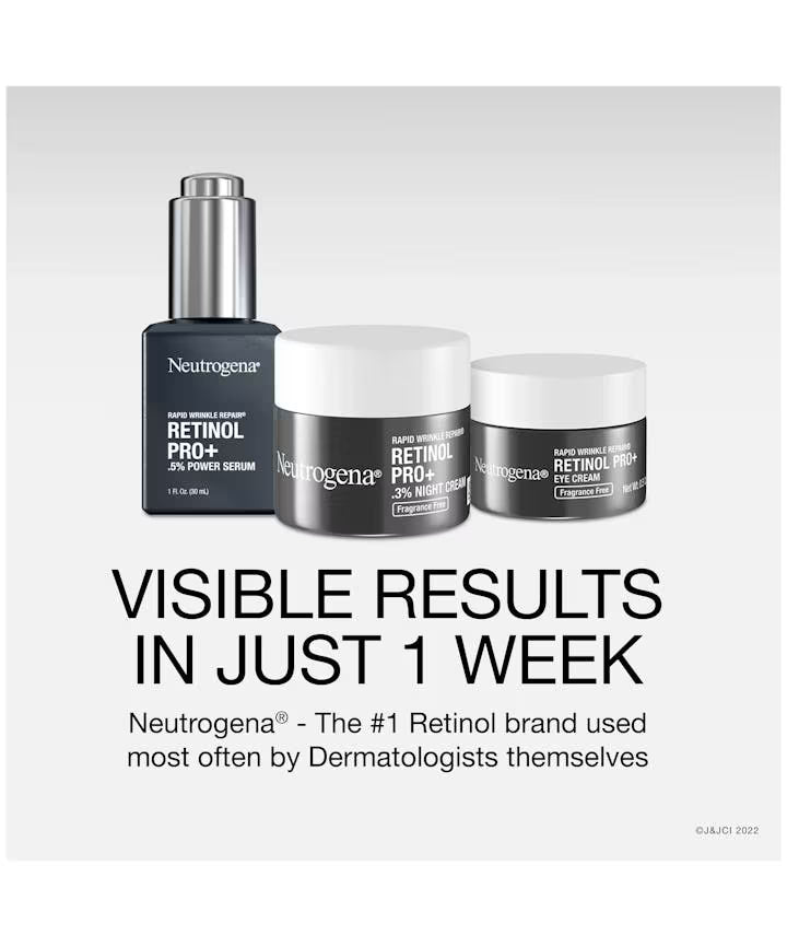 Neutrogena Rapid Wrinkle Repair Retinol Pro+ Eye Cream, Fragrance Free - US 3322