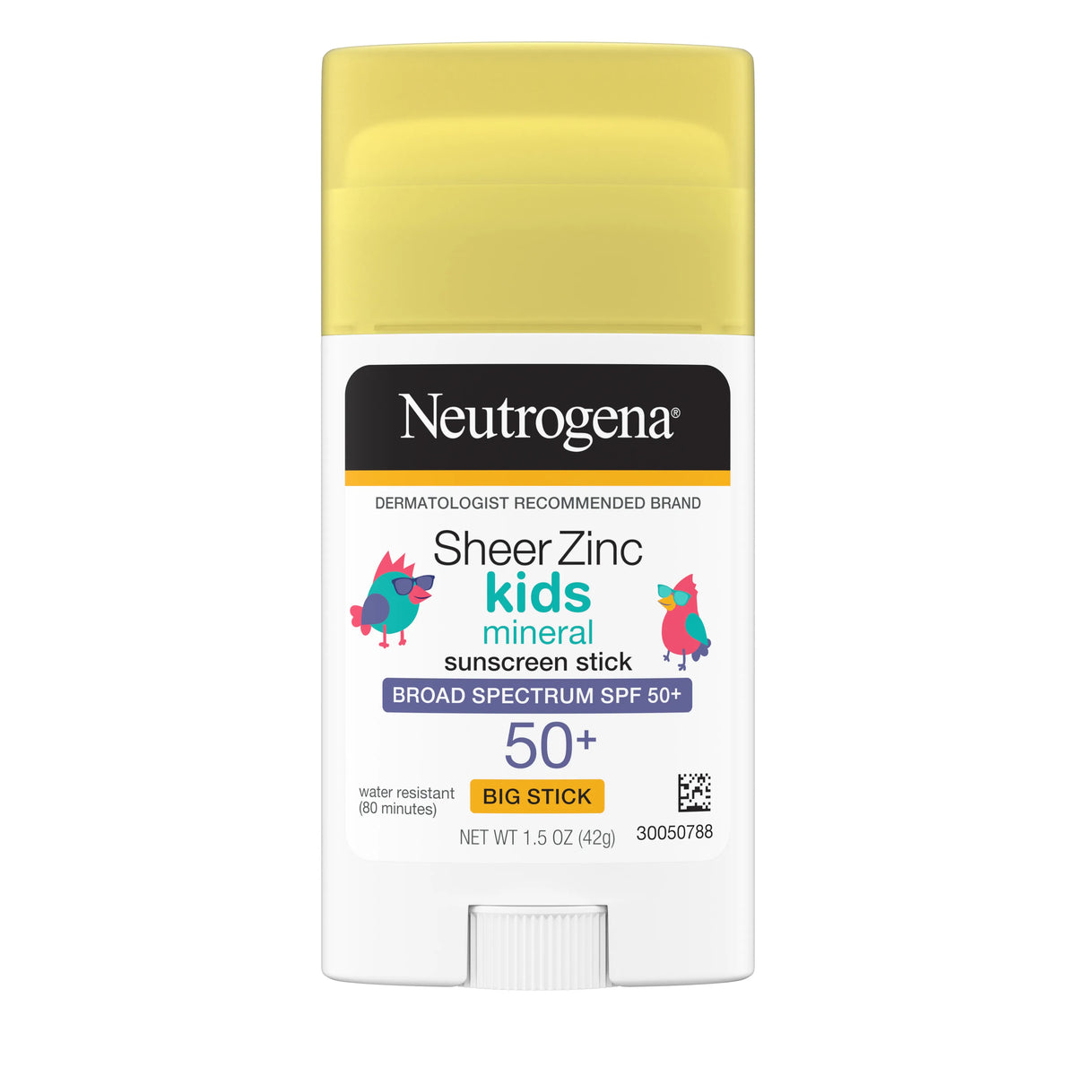 Neutrogena® Sheer Zinc Kids Mineral Sunscreen Stick Broad Spectrum SPF 50+, 1.5 Oz - US 6026