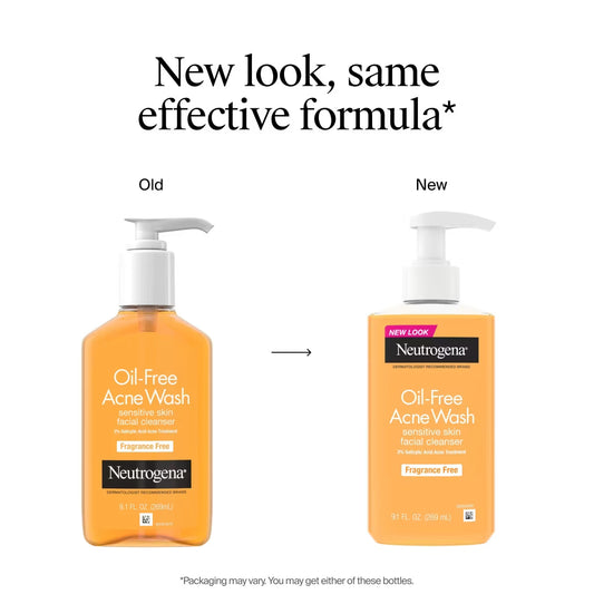 Neutrogena® Oil-Free Acne Wash, Fragrance Free 9.1 FL. Oz - US 6463