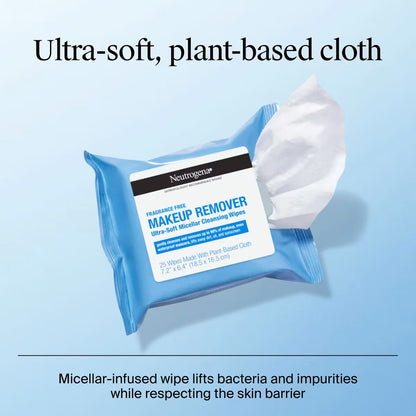 Neutrogena® Makeup Remover Cleansing Towelettes, Fragrance Free, 20 Count - US 4555