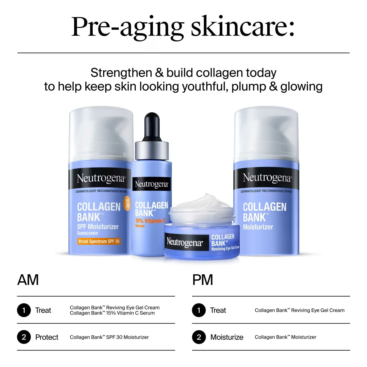 Neutrogena® Collagen Bank Reviving Eye Gel Cream, 0.5 Oz - US 2303