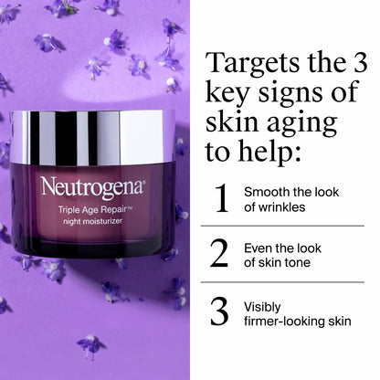 Neutrogena® Triple Age Repair Moisturizer, Night, 1.7 Oz - US 2391