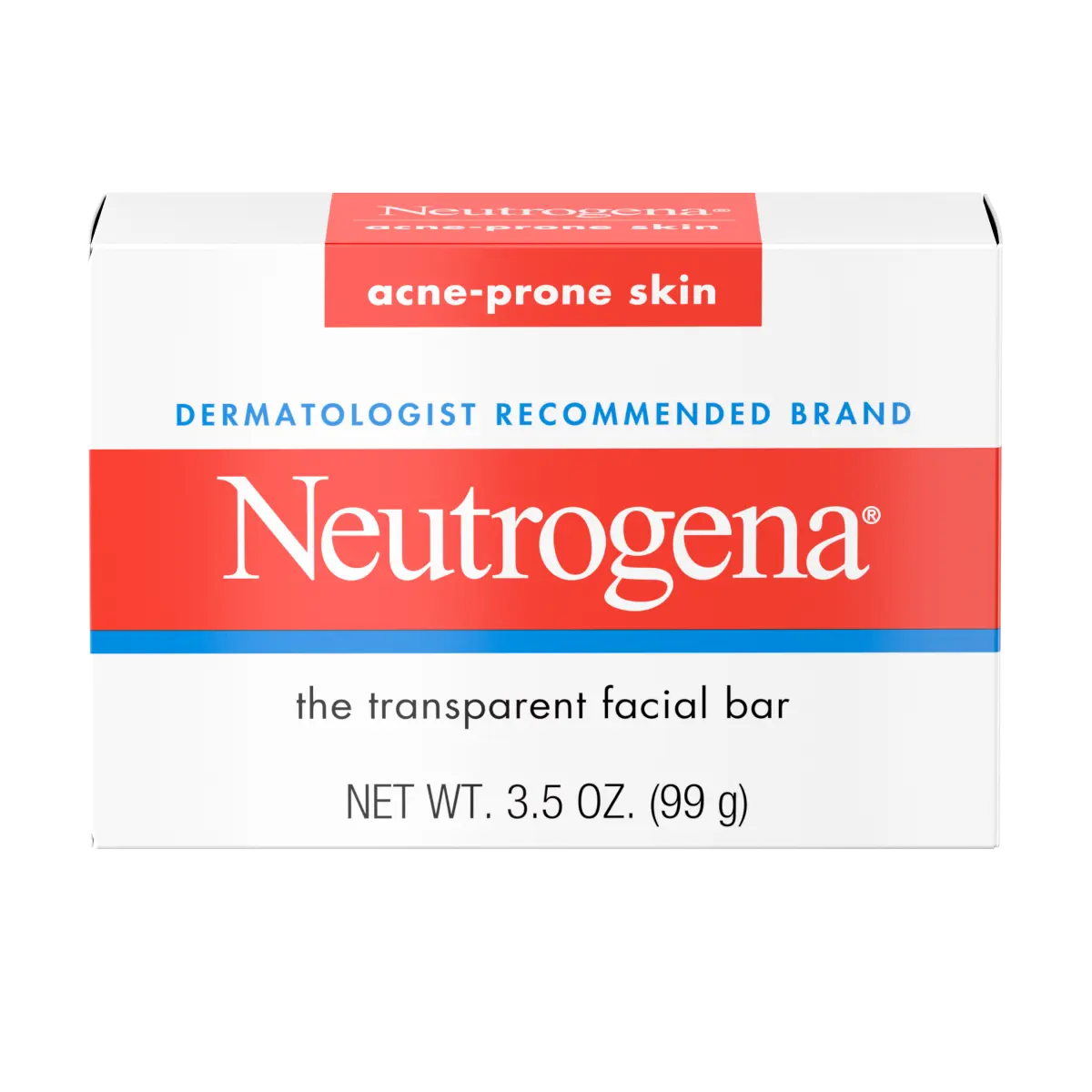 Neutrogena Facial Cleansing Bar for Acne-Prone Skin, 3.5 Oz - US 1611