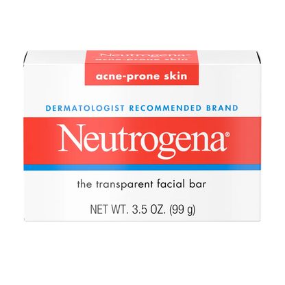Neutrogena Facial Cleansing Bar for Acne-Prone Skin, 3.5 Oz - US 1611