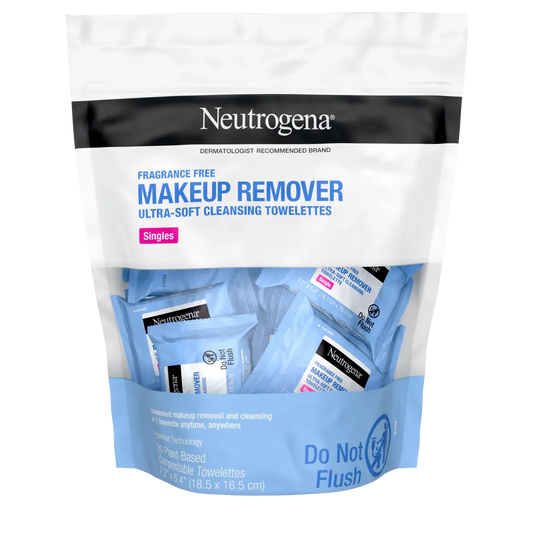 Neutrogena® Makeup Remover Cleansing Towelettes, Fragrance Free, 20 Count - US 4555