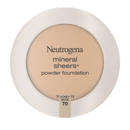 Neutrogena® Mineral Sheers Compact Powder Foundation, Honey Beige 70, .34 Oz - US 6467