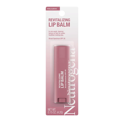 Neutrogena Revitalizing Lip Balm SPF 20, Sheer Petal Glow 40, .15 Oz - US 3161