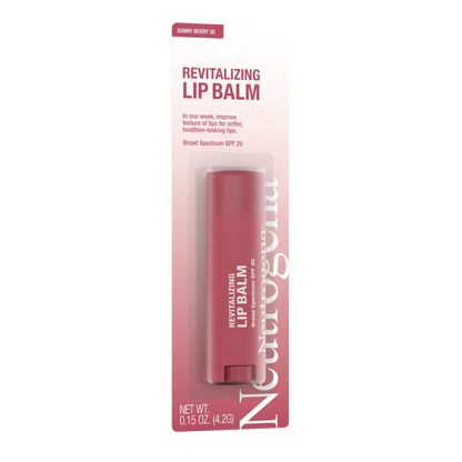 Neutrogena Revitalizing Lip Balm SPF 20, Sheer Sunny Berry 30, .15 Oz - US 2513