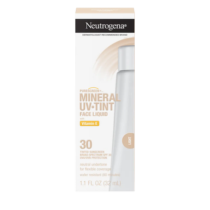 Neutrogena® Purescreen+™ Mineral UV Tint Face Liquid Sunscreen - Light - US 6538