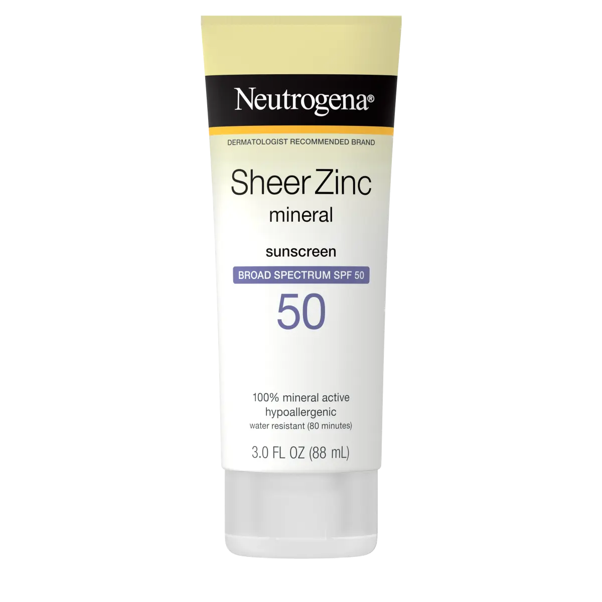 Neutrogena® Sheer Zinc Dry-Touch Sunscreen Broad Spectrum SPF 50, 3 Fl. Oz - US 6007