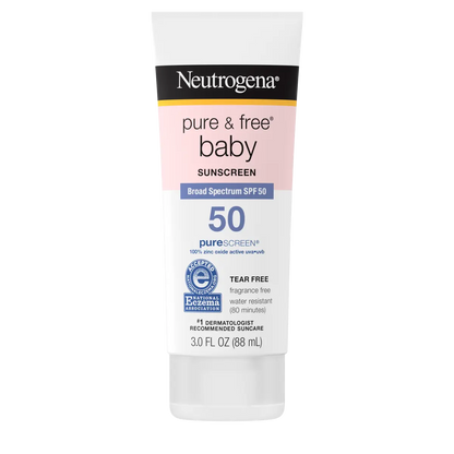 Neutrogena® Pure and Free Baby Mineral Sunscreen Broad Spectrum SPF 50, 3 Fl. Oz - US 8696
