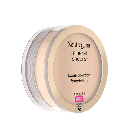 Neutrogena Mineral Sheers Loose Powder Foundation, Natural Beige 60, .19 Oz - US 4620