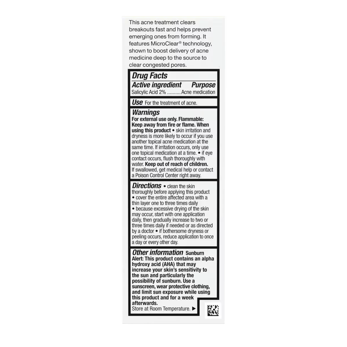 Neutrogena® Rapid Clear Acne Eliminating Spot Gel with Witch Hazel, 0.5 Fl. Oz - US 1071