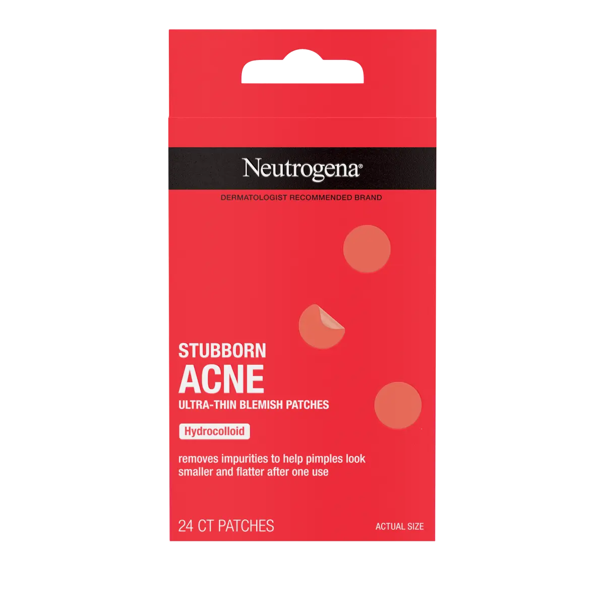Neutrogena® Stubborn Acne Ultra-Thin Blemish Patches, Combination Pack, 24 Patches - US 4885