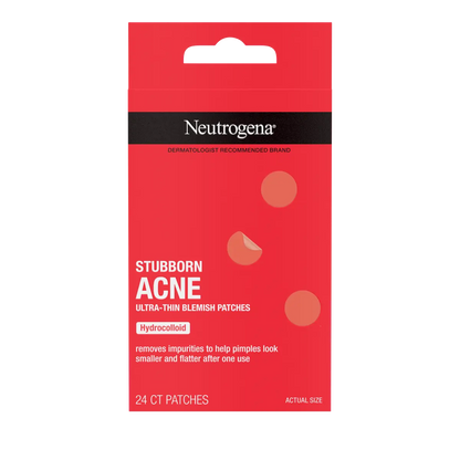 Neutrogena® Stubborn Acne Ultra-Thin Blemish Patches, Combination Pack, 24 Patches - US 4885