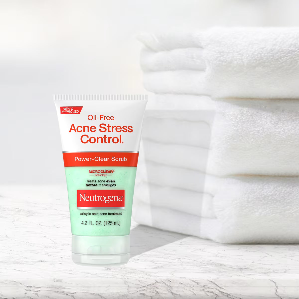 Neutrogena® Oil-Free Acne Stress Control Power-Clear Scrub, 4.2 Fl. Oz - US 6686