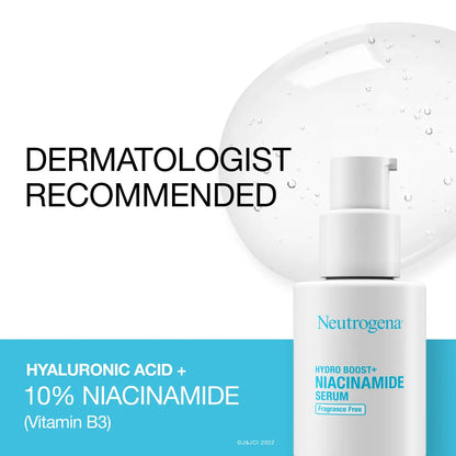 Neutrogena® Hydro Boost+ Niacinamide Serum, Fragrance Free, 1 Fl. Oz - US 2904