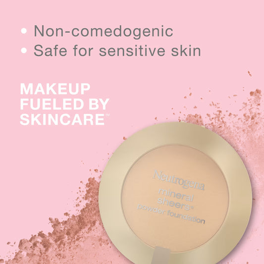 Neutrogena® Mineral Sheers Compact Powder Foundation, Natural Beige 60, .34 Oz - US 4425