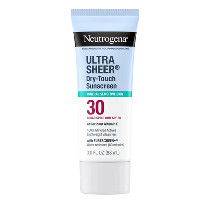 Neutrogena® Mineral Ultra Sheer Dry-Touch SPF 30 Sunscreen Lotion, 3.0 Fl. Oz - US 0990
