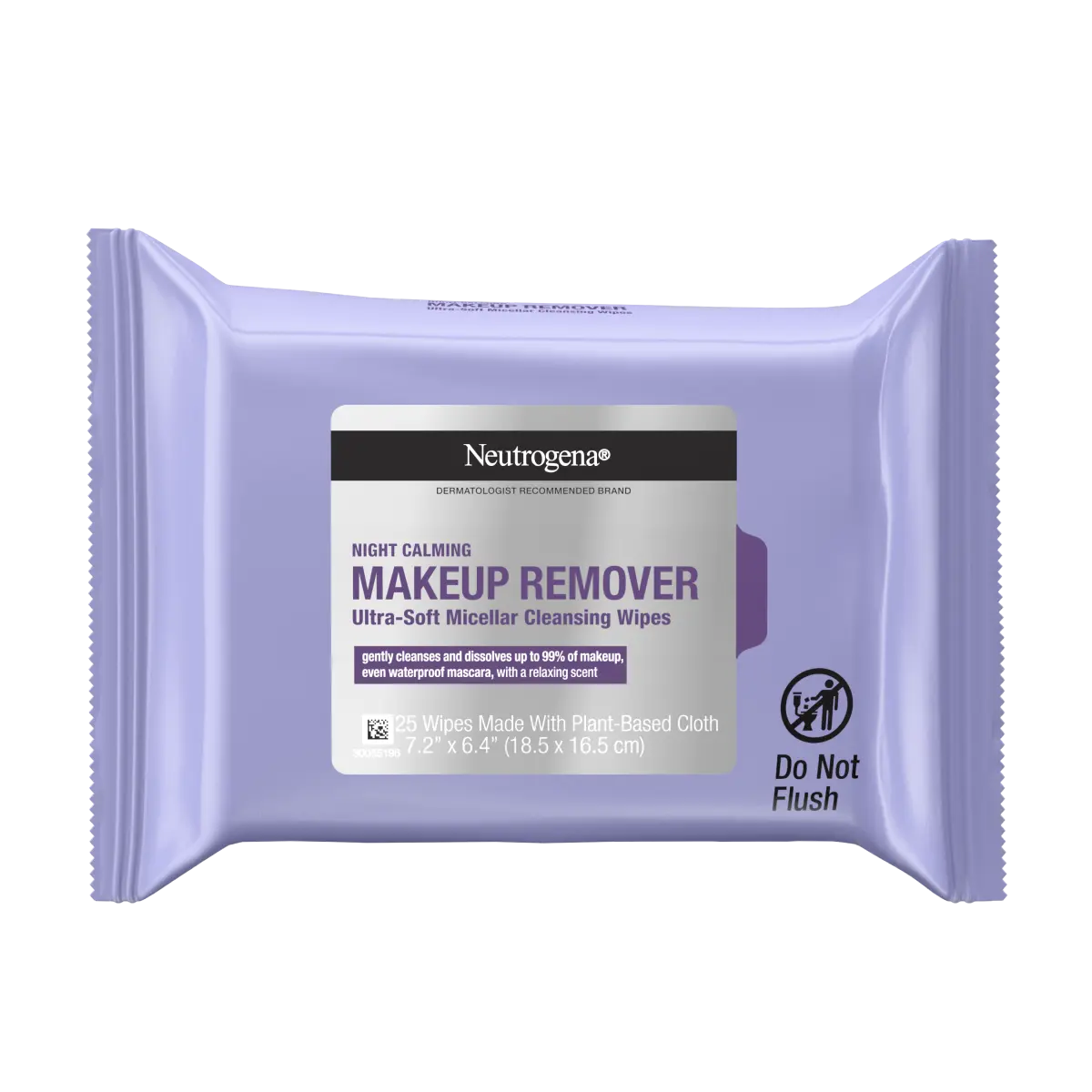Neutrogena® Night Calming Makeup Remover Ultra-Soft Micellar Wipes, 25 Count - US 1535