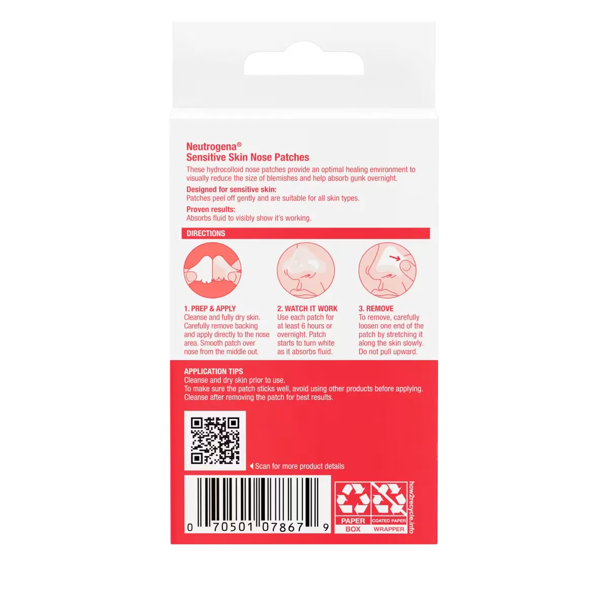 Neutrogena® Nose Patch, Sensitive Skin, 10 Count - US 6142