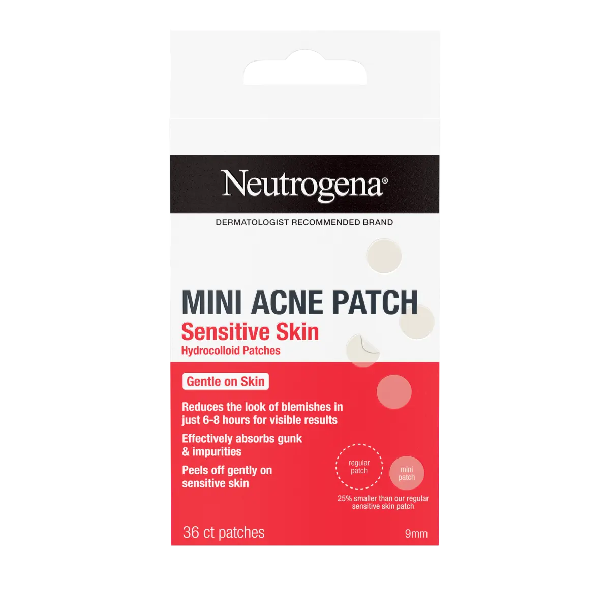 Neutrogena® Mini Acne Patch, Sensitive Skin, 36 Count - US 3670