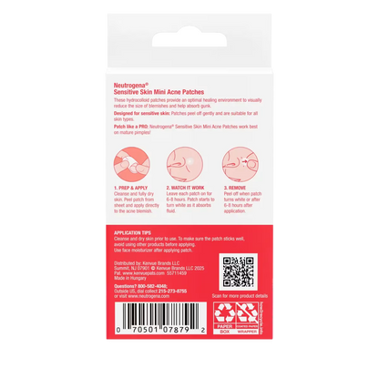 Neutrogena® Mini Acne Patch, Sensitive Skin, 36 Count - US 3670