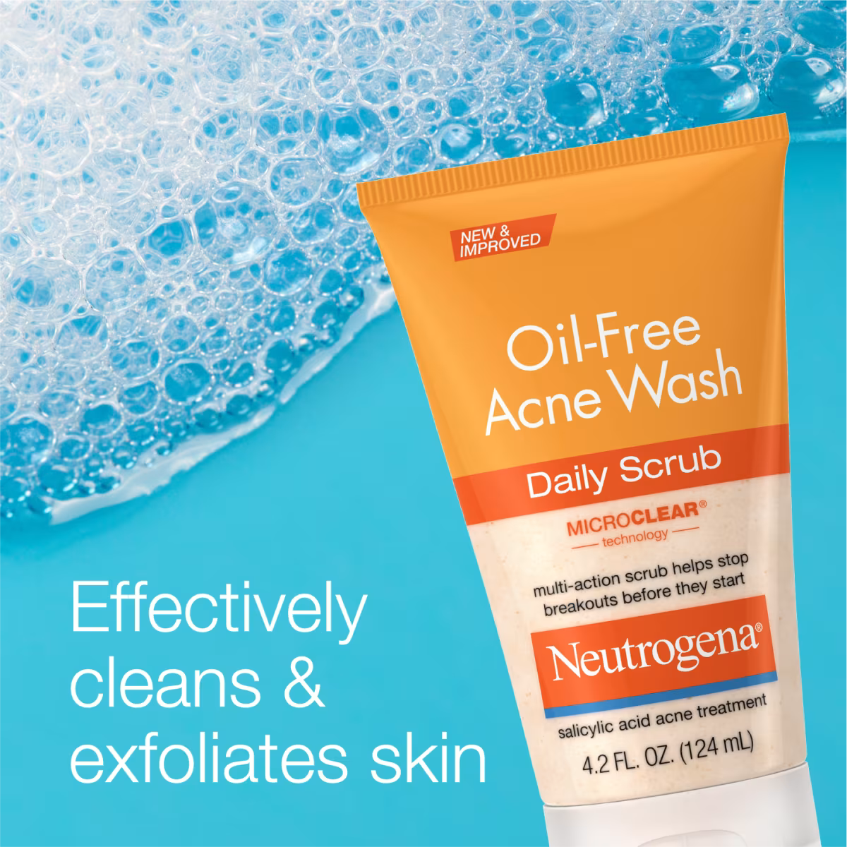 Neutrogena® Oil-Free Acne Wash Daily Scrub, 4.2 Fl. Oz - US 7683