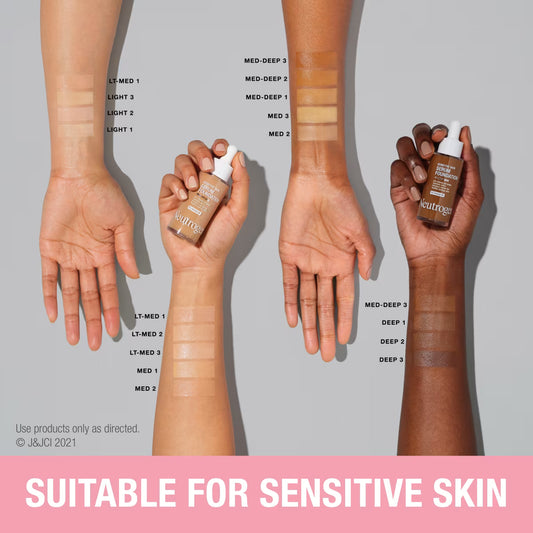 Neutrogena® Healthy Skin Sensitive Skin Serum Foundation, Light 01, 1 Oz - US 1632