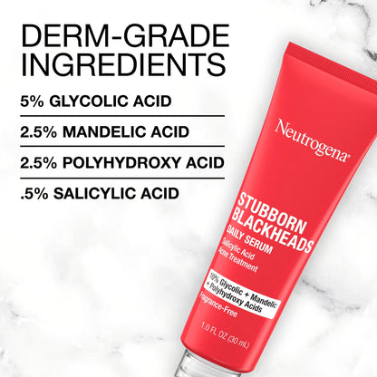 Neutrogena® Stubborn Blackheads Daily Acne Facial Serum, 1 Fl. Oz - US 7090