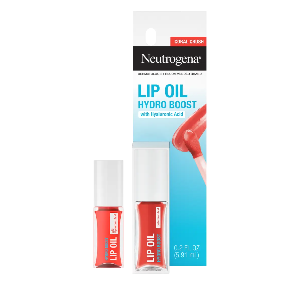 Neutrogena® Hydro Boost Lip Oil, Coral Crush, .2 Fl. Oz - US 1493