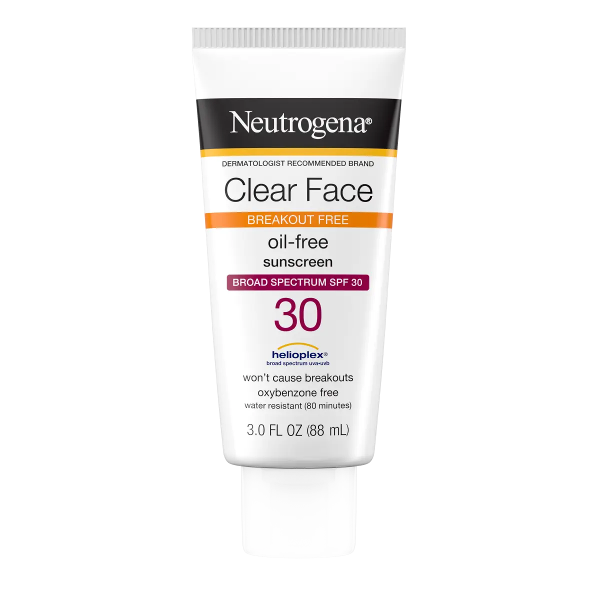 Neutrogena® Clear Face Liquid Lotion Sunscreen Broad Spectrum SPF 30, 3 Fl. Oz - US 5540